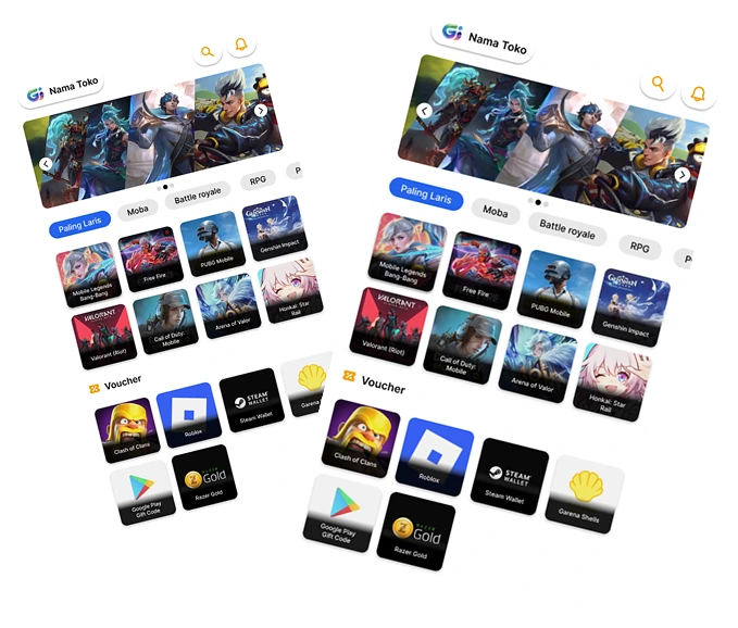 Preview tema Minimalis